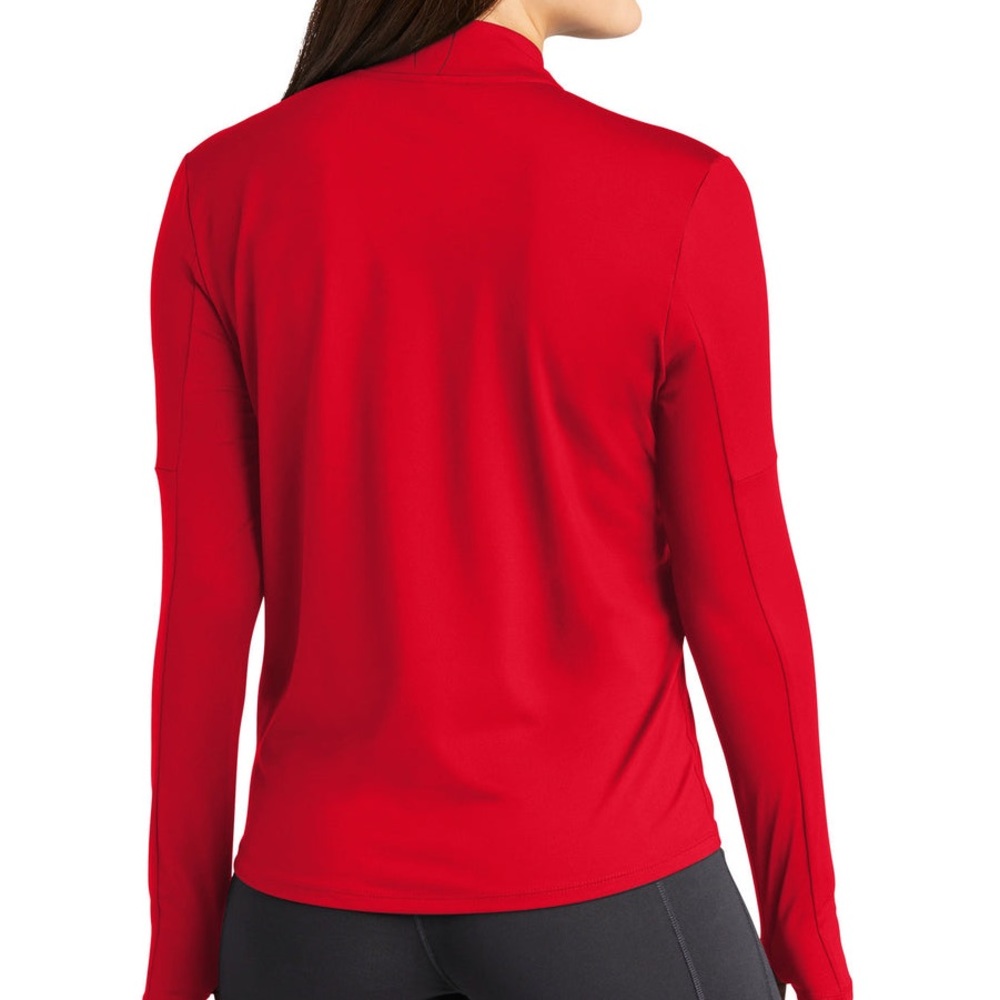 Nike Women's Dri-FIT Element 1/2-Zip Top Red